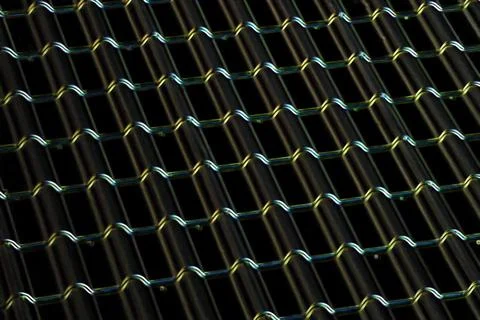 Abstract texture, black background. View from the front. UNUSUAL SURFACE. Stock Illustration