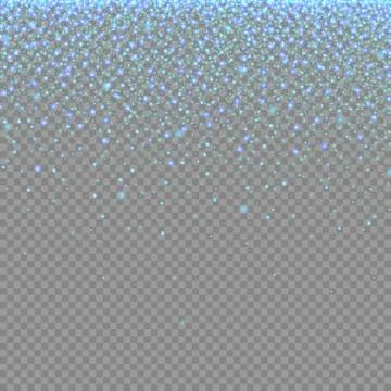 Abstract texture with blue neon glitter particles effect on tran イラスト素材