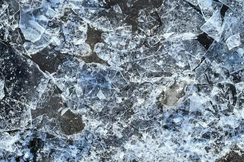 Abstract texture broken ice Foto stock