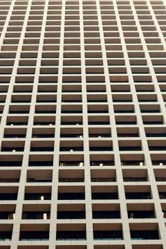 Abstract texture of a building located in Central area of Hong Kong Stock Photos