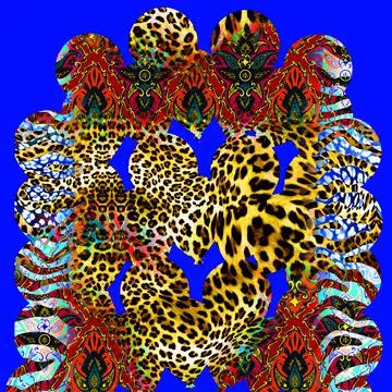 Abstract texture. Colored pattern background. Stock Illustration