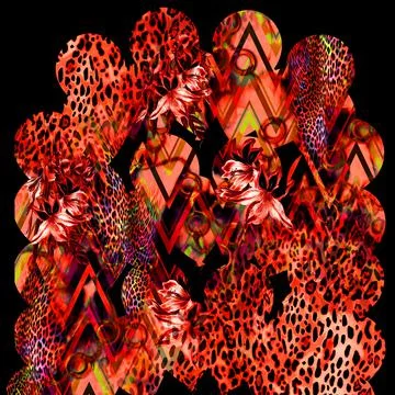 Abstract texture. Colored pattern background. Illustration