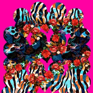 Abstract texture. Colored pattern background. イラスト素材