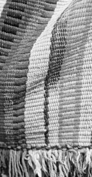 Abstract texture of a colorful blanket patchwork Foto stock