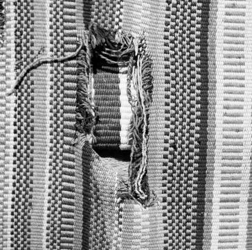 Abstract texture of a colorful blanket patchwork Foto stock