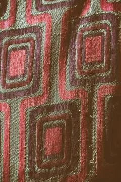 Abstract texture of a colorful blanket patchwork Foto stock