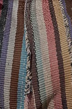 Abstract texture of a colorful blanket patchwork Foto stock