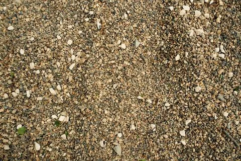 An abstract texture of a compact damp granular soil substrate, featuring mi.. Stock Photos