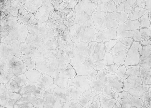 Abstract texture crack and scratch surface of a concrete wall Stock Photos