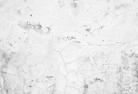 Abstract texture crack and scratch surface of a concrete wall Stock Photos