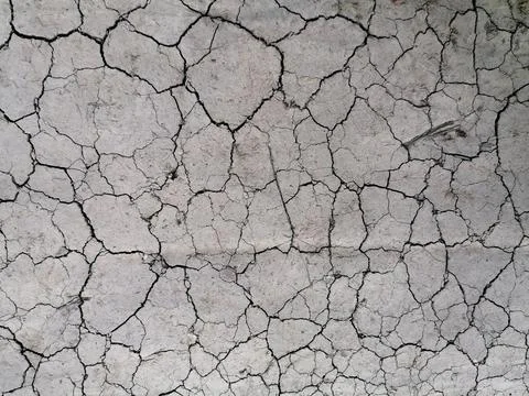 Abstract texture of a crack on the ground defocus Stock Photos