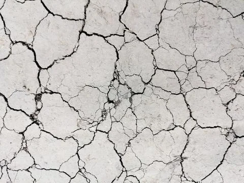 Abstract texture of a crack on the ground defocus 写真素材