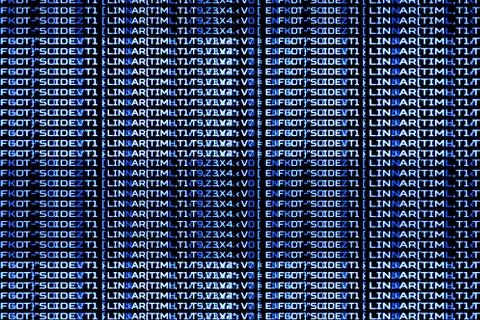 Abstract, texture of dark blue illustration of technology code internet net.. Stock Illustration