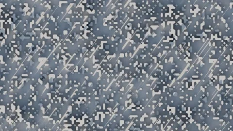 This abstract texture features fragmented lines and digital noise patterns in co Stock Footage 340237995