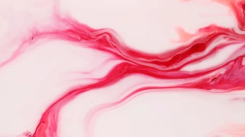 Abstract texture flowing in chaotic. Fluid art painting. Modern fluid painting Stock Footage 125990631