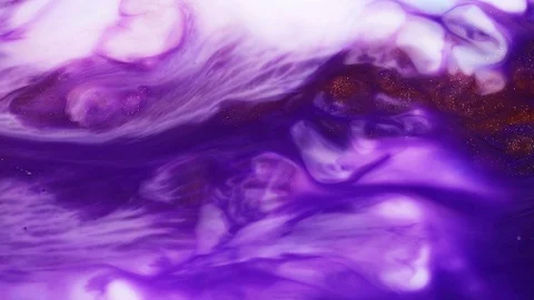 Abstract texture flowing in chaotic. Fluid art painting. Modern fluid painting Stock Footage 125990864