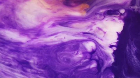Abstract texture flowing in chaotic. Fluid art painting. Modern fluid painting Stock Footage 126765238