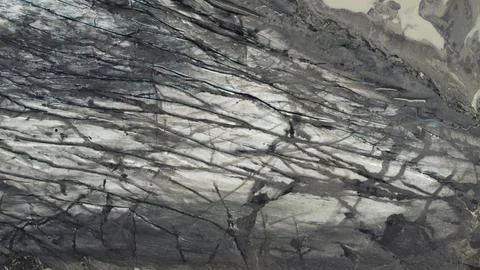 Abstract Texture of Glacier Ice Stock Photos
