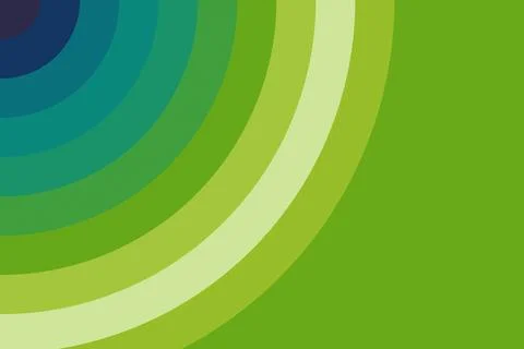 Abstract texture of green and blue circle layers イラスト素材