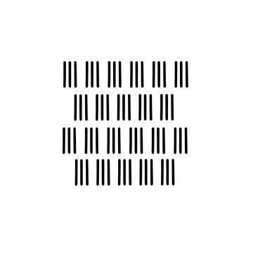 Abstract texture hand drawn vector illustration, simple doodle shapes design  Stock Illustration