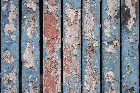 Abstract Texture Of Layers Of Peeling Paint Stock Photos