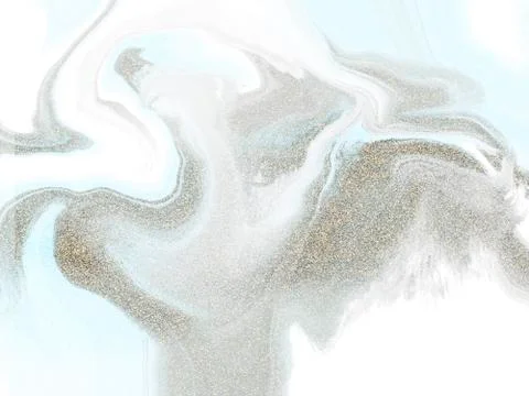 Abstract texture in light shades, Fluid design backgrounds wih gold abstract Stock Illustration