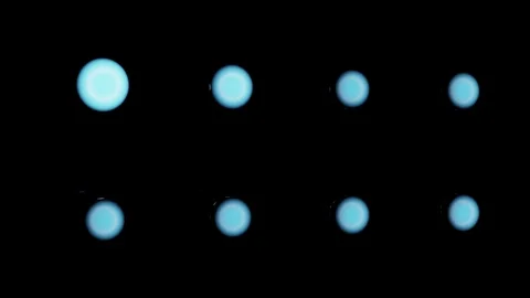 Abstract texture with lighting balls in space UHD computer animation Stock Footage 107263283