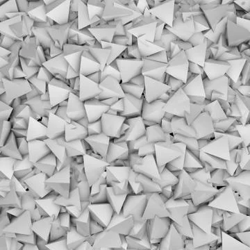 An abstract texture made of gray pyramids Stock Illustration