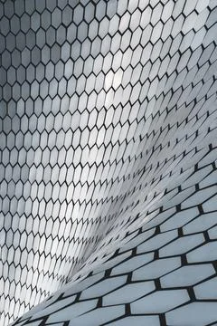 Abstract texture made of hexagons Stock Photos