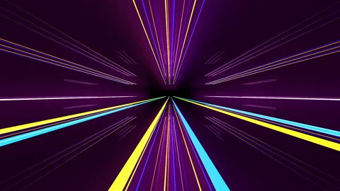 Abstract texture movement of colored rays in space Stock Footage 216026341