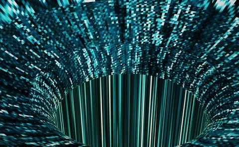 Abstract Texture Multi Colored Seal That is twisted and absorbed into a deep Illustrazione stock