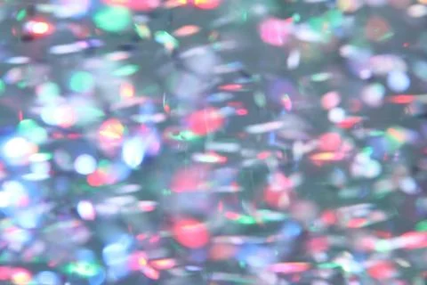 Abstract texture multicolored sequins with bokeh effect Stock Photos