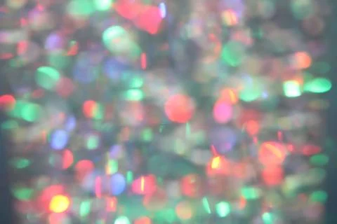 Abstract texture multicolored sequins with bokeh effect Stock Photos
