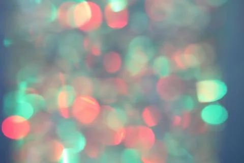 Abstract texture multicolored sequins with bokeh effect Foto stock