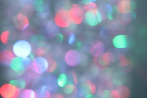 Abstract texture multicolored sequins with bokeh effect 스톡 사진