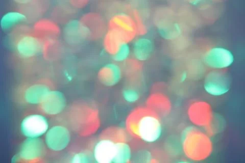 Abstract texture multicolored sequins with bokeh effect Stock Photos