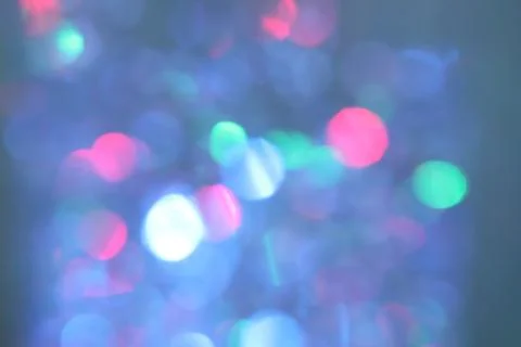 Abstract texture multicolored sequins with bokeh effect Stock Photos