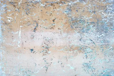 Abstract texture of an old gray wall, with streaks of paint Stock Photos