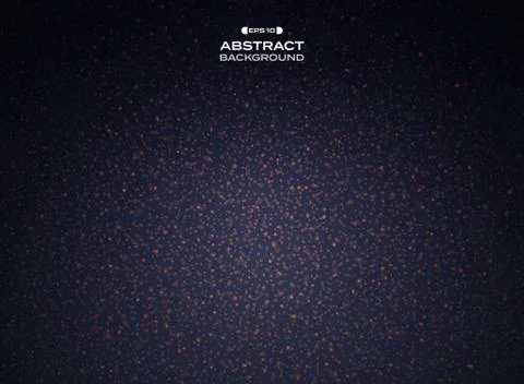 Abstract of texture orange circle bokeh on dark background. Stock-Illustration