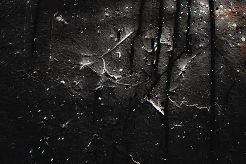 Abstract texture. Paint spots wall. Black texture. Stone background. Dark mar Stock Photos