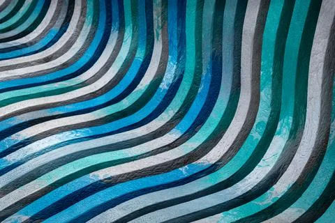 Abstract texture of painted background of curved lines forming a pattern of.. Stock Photos
