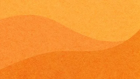 Abstract texture paper background, wavy orange layers. template with gradient Stock Photos