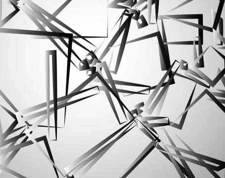 Abstract texture, pattern with randomly scattered rectangular shapes. Edgy, a Stock Illustration