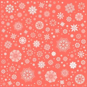 Abstract texture pattern with snowflakes Stock Illustration