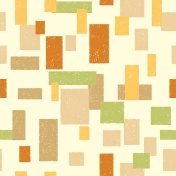 Abstract texture pattern with squares and rectangles. Vector color pattern Stock Illustration