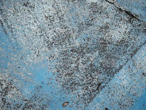 Abstract texture patterns on blue surface urban environment image type close-up Foto stock