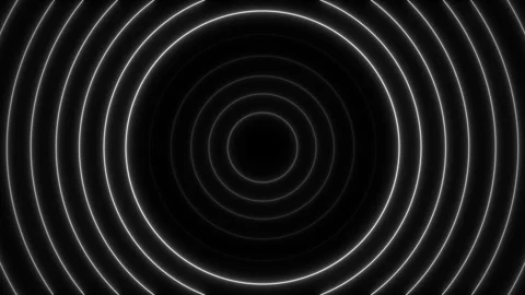 Abstract texture patterns overlay glowing white concentric radar circle rin.. Stock Footage 340998634