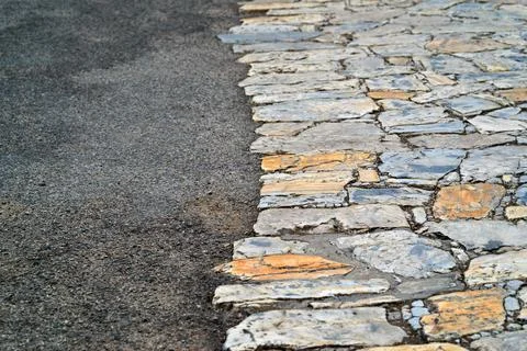 Abstract texture of a pavement Stock Photos