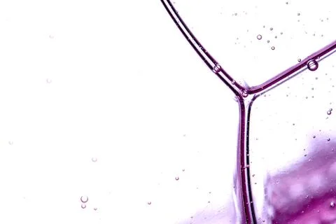 Abstract texture of pink soap bubbles closeup Stock Photos
