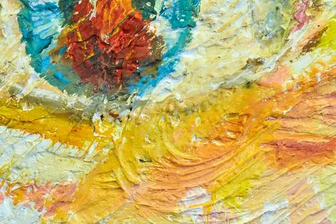 Abstract texture with random color spots and smears Foto stock